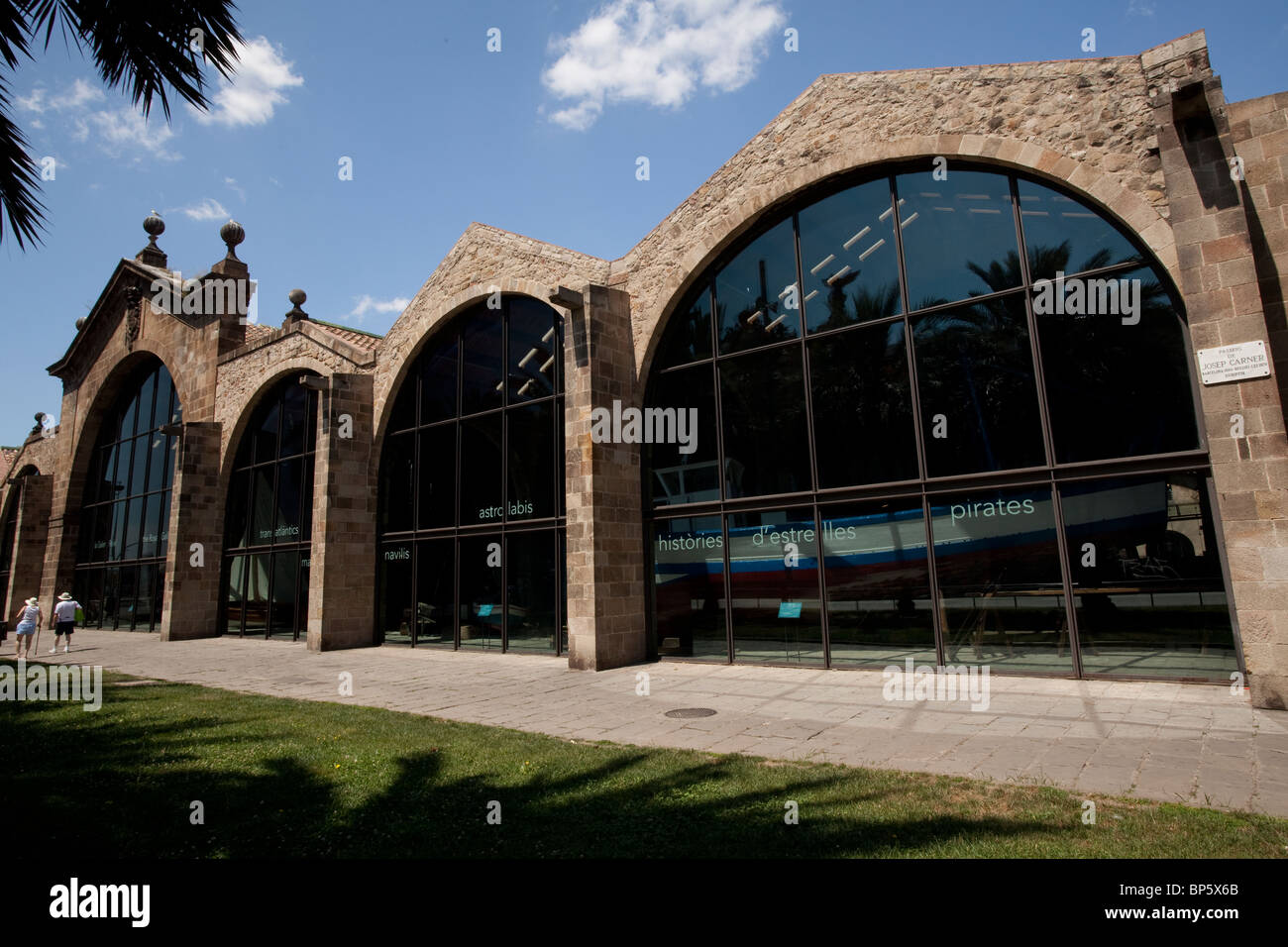 Barcelona, Museu Maritim exterior Stock Photo