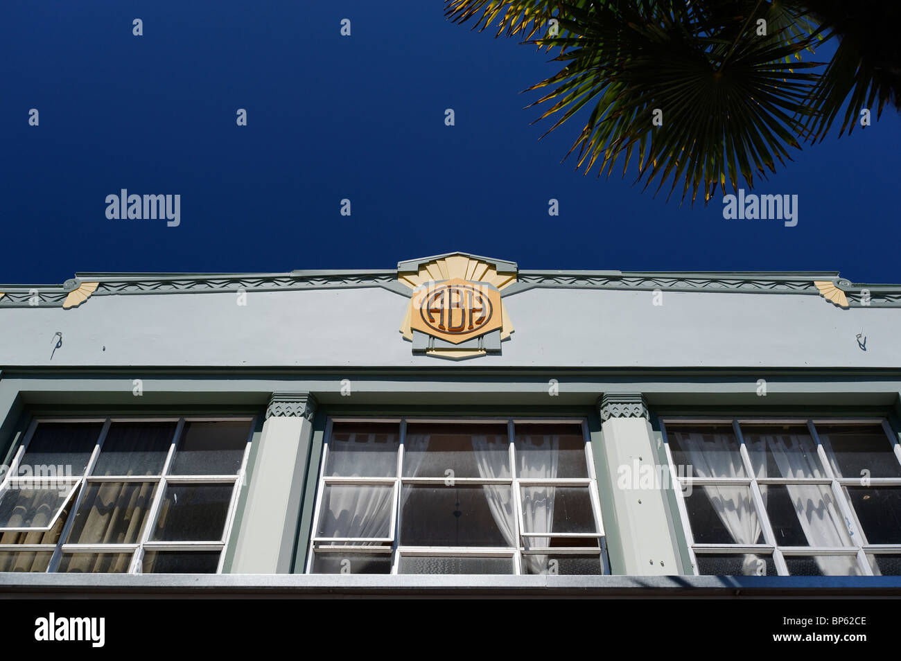 Art Deco buildings in Napier Stock Photo Alamy