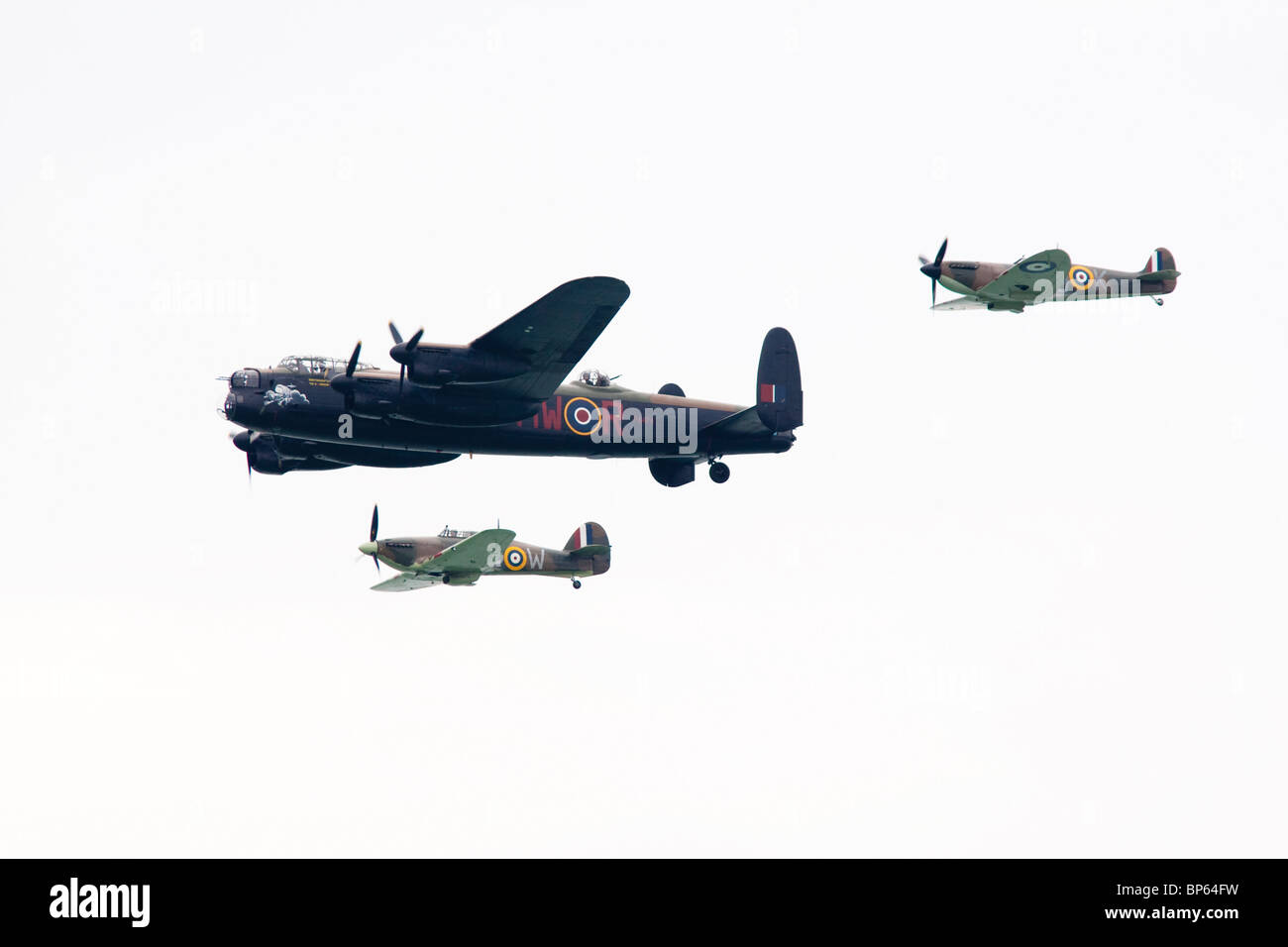 Lancaster bomber and spitfire hires stock photography and images Alamy