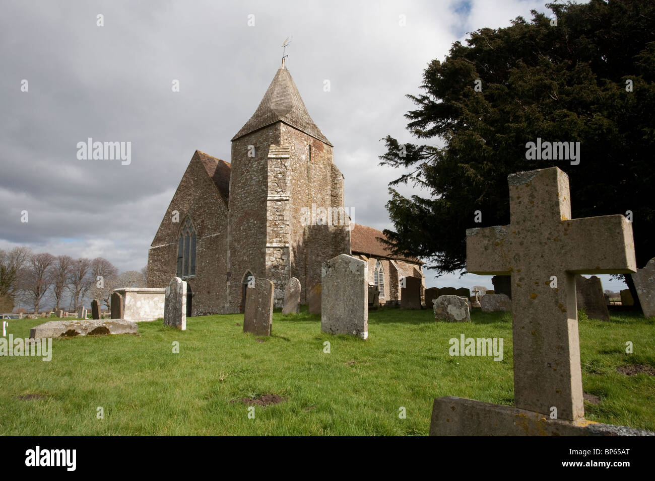 St Clements Church in Old Romney, Romney Marsh, Kent, England, UK