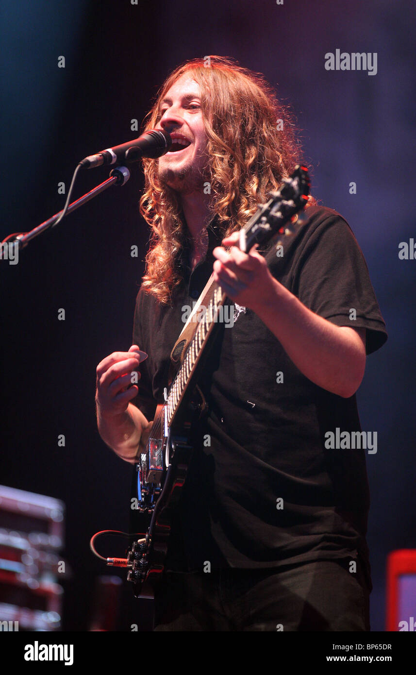 Dave McCabe of The Zutons live on stage at V Festival in Essex Stock ...