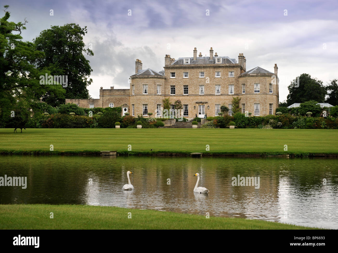 Pusey House and estate, Oxfordshire UK Stock Photo