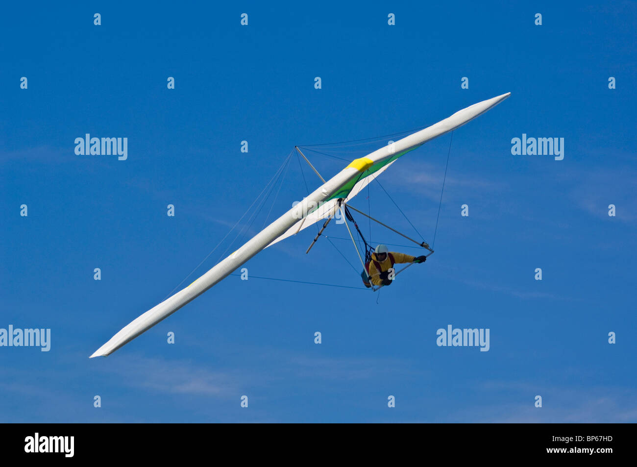 Hang glider at Table Bluff, Humboldt County, California Stock Photo