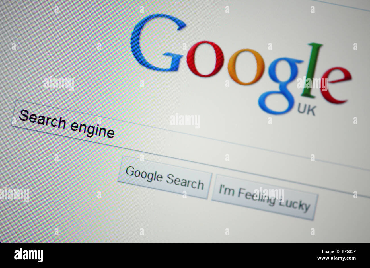 Google search engine Stock Photo - Alamy