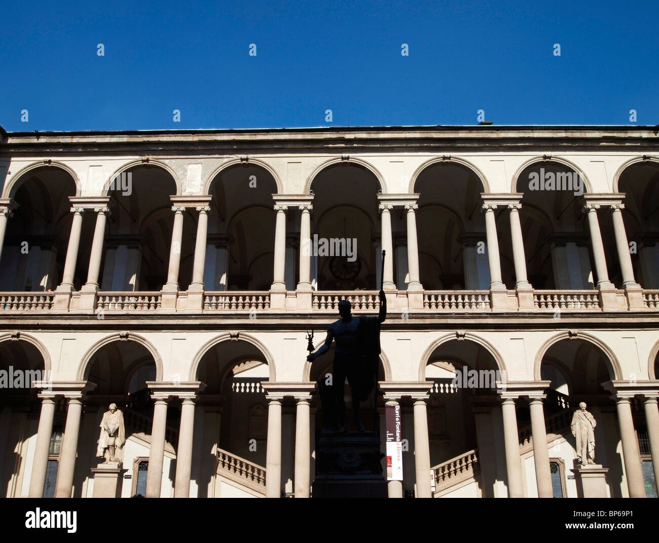 Pinacoteca di Brera art gallery, housed in Palazzo Brera - Milan - Italy Stock Photo