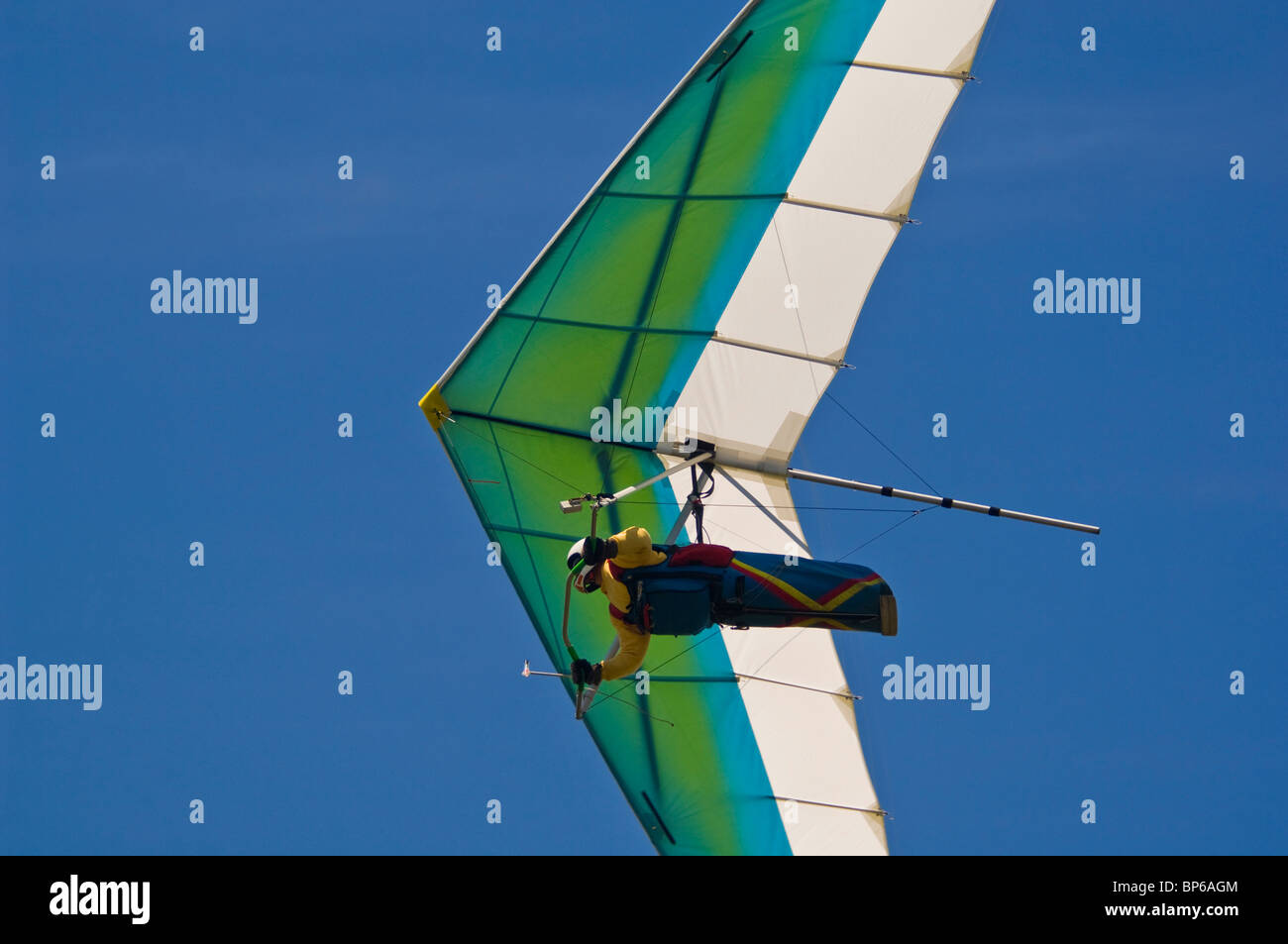 Hang glider at Table Bluff, Humboldt County, California Stock Photo