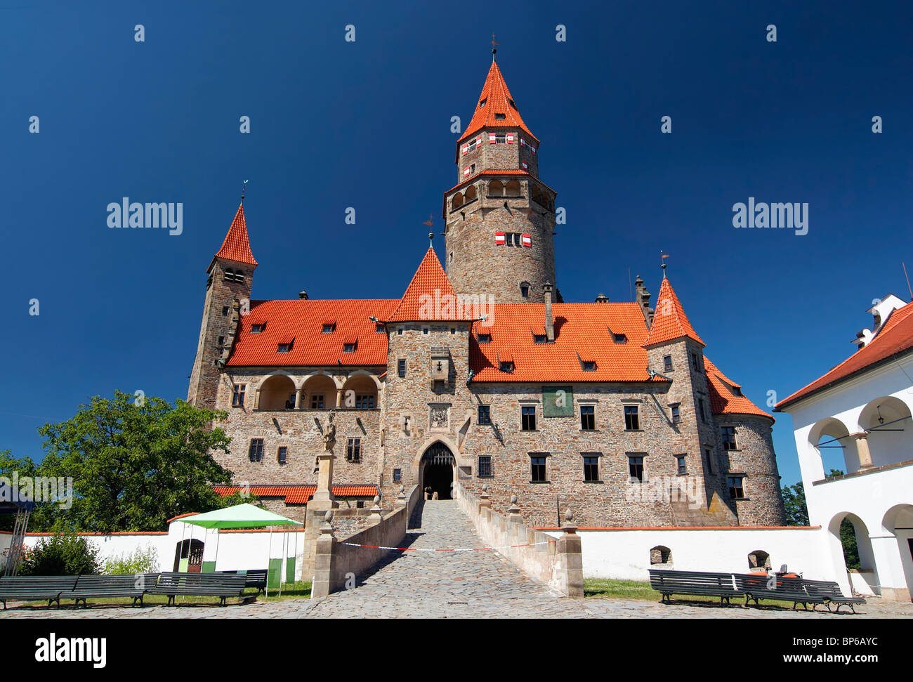 Bouzov castle Stock Photo