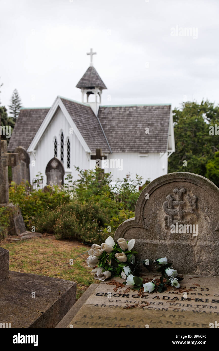 St Stephens Chapel and graveyard, Parnell, Auckland Stock Photo