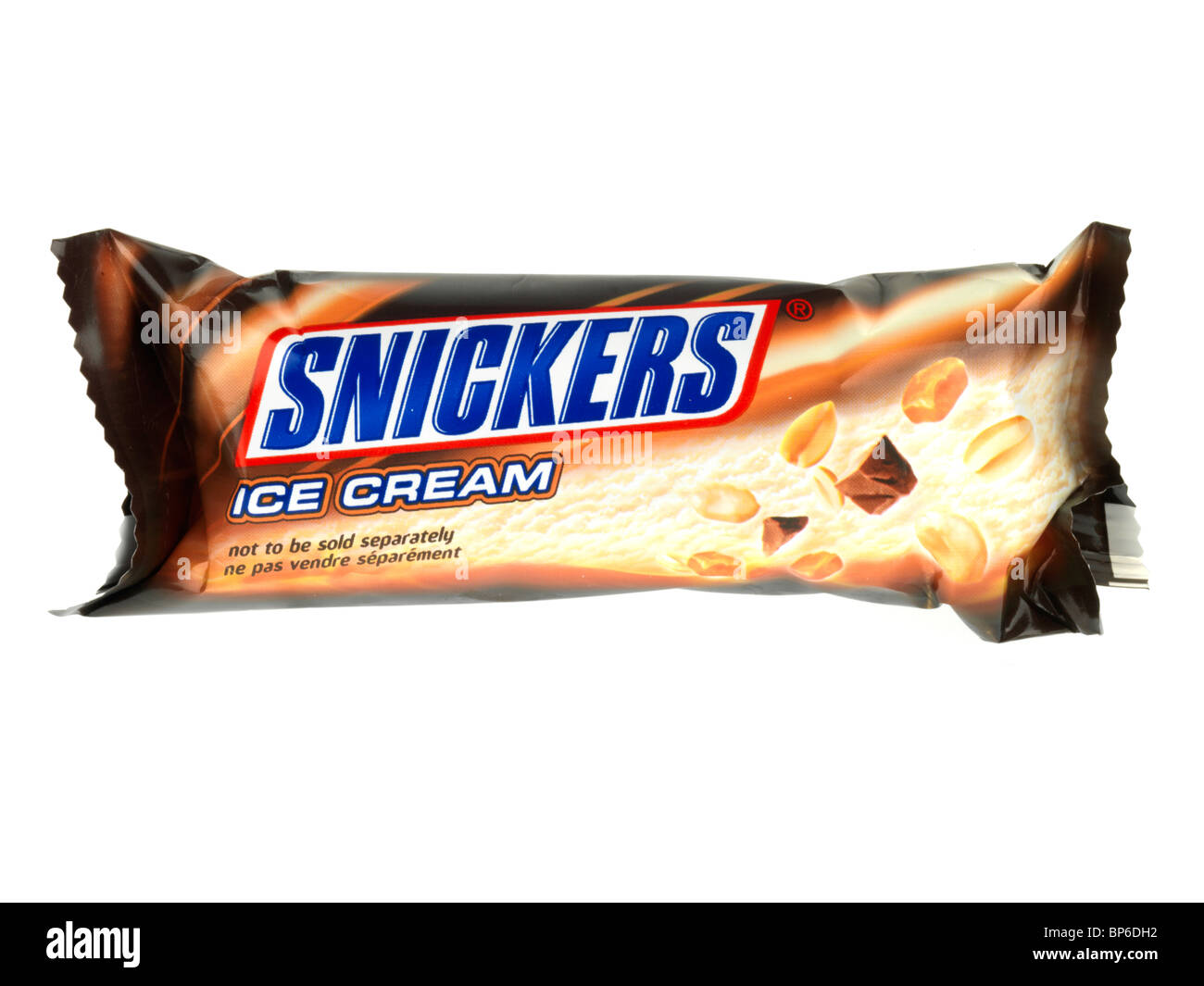 Snickers Ice Cream Stock Photo