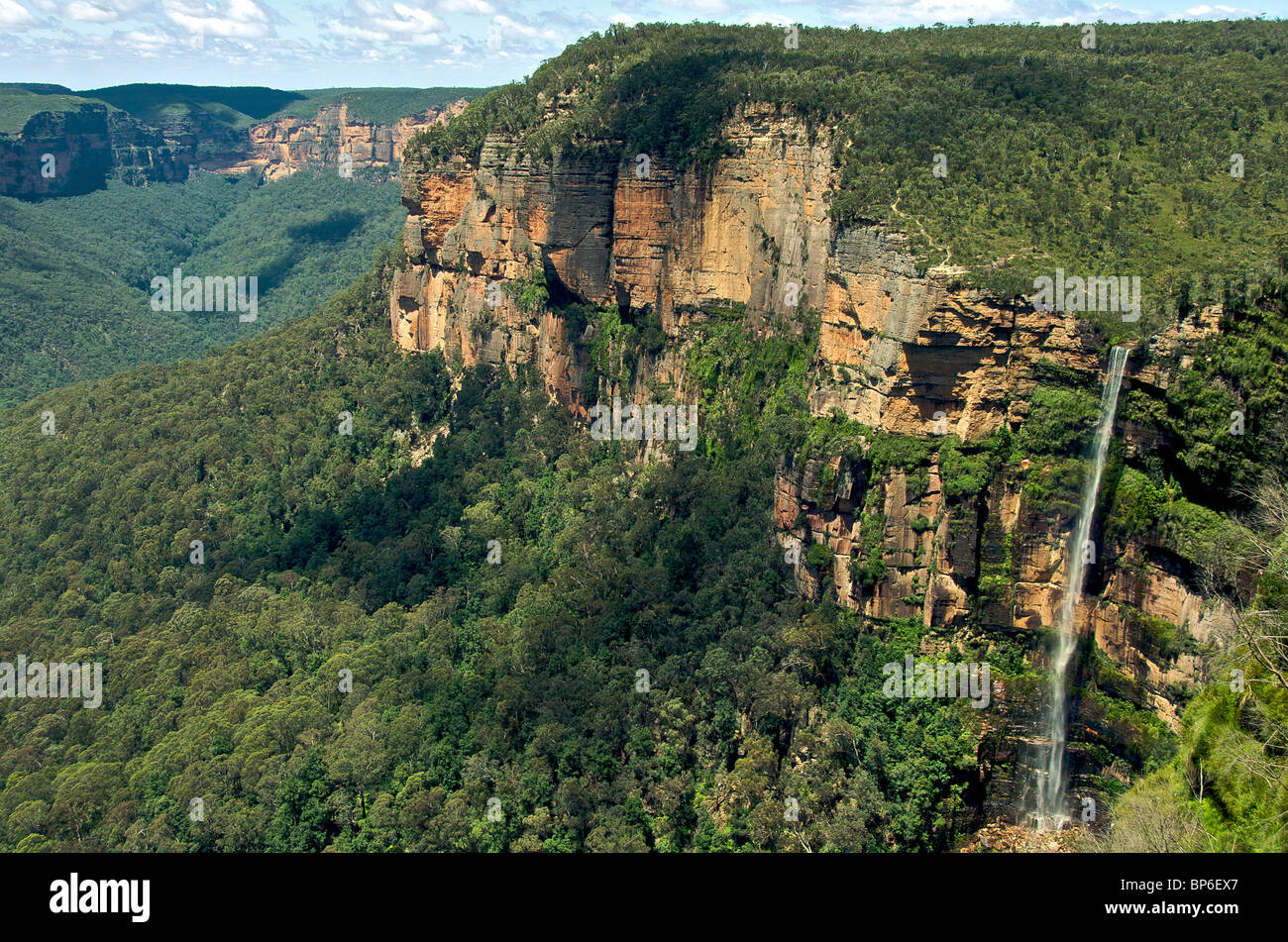Bridal Veil Falls Govetts Leap Blackheath Blue Mountains NSW Australia