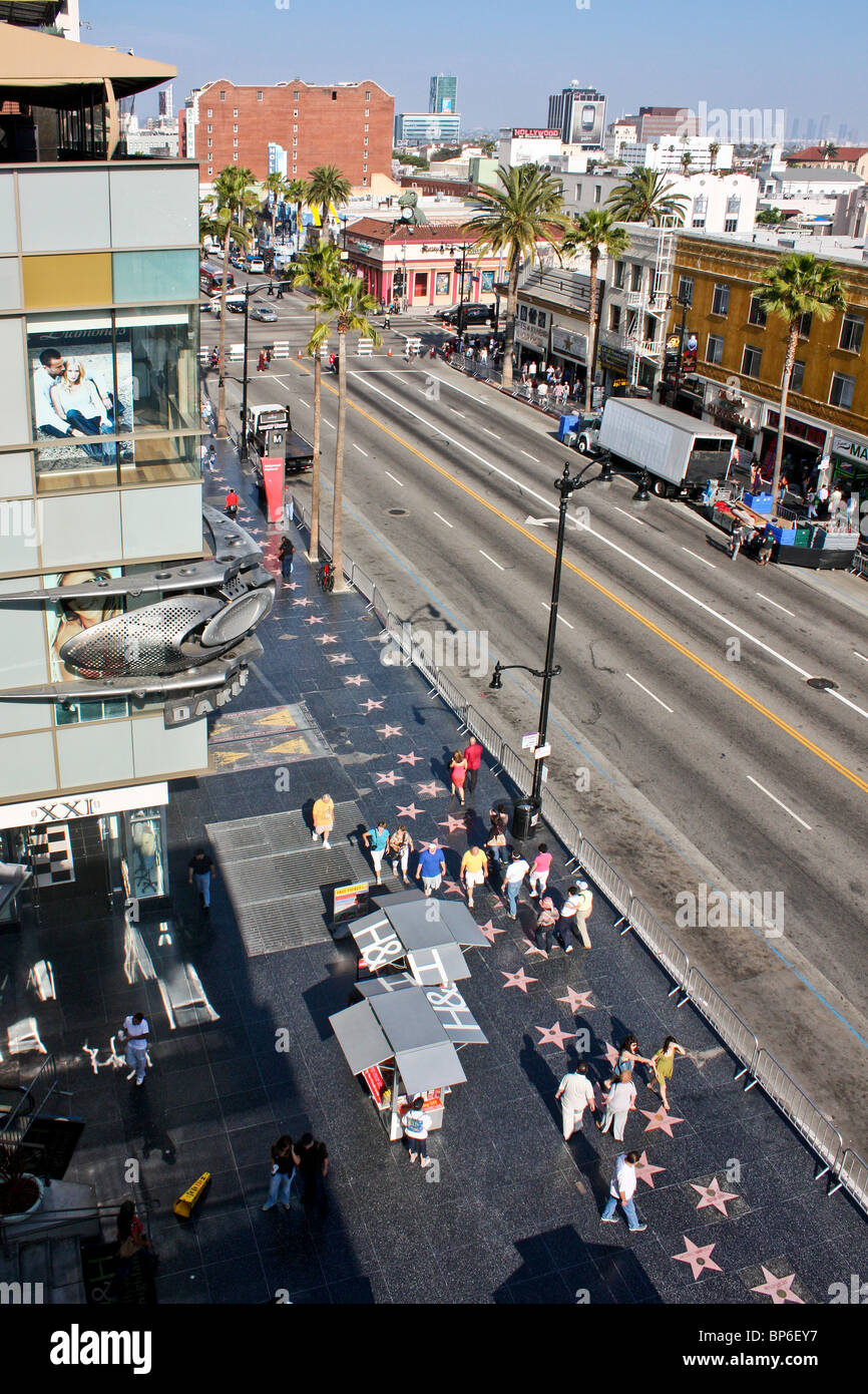 Hollywood Boulevard, Los Angeles, USA Stock Photo