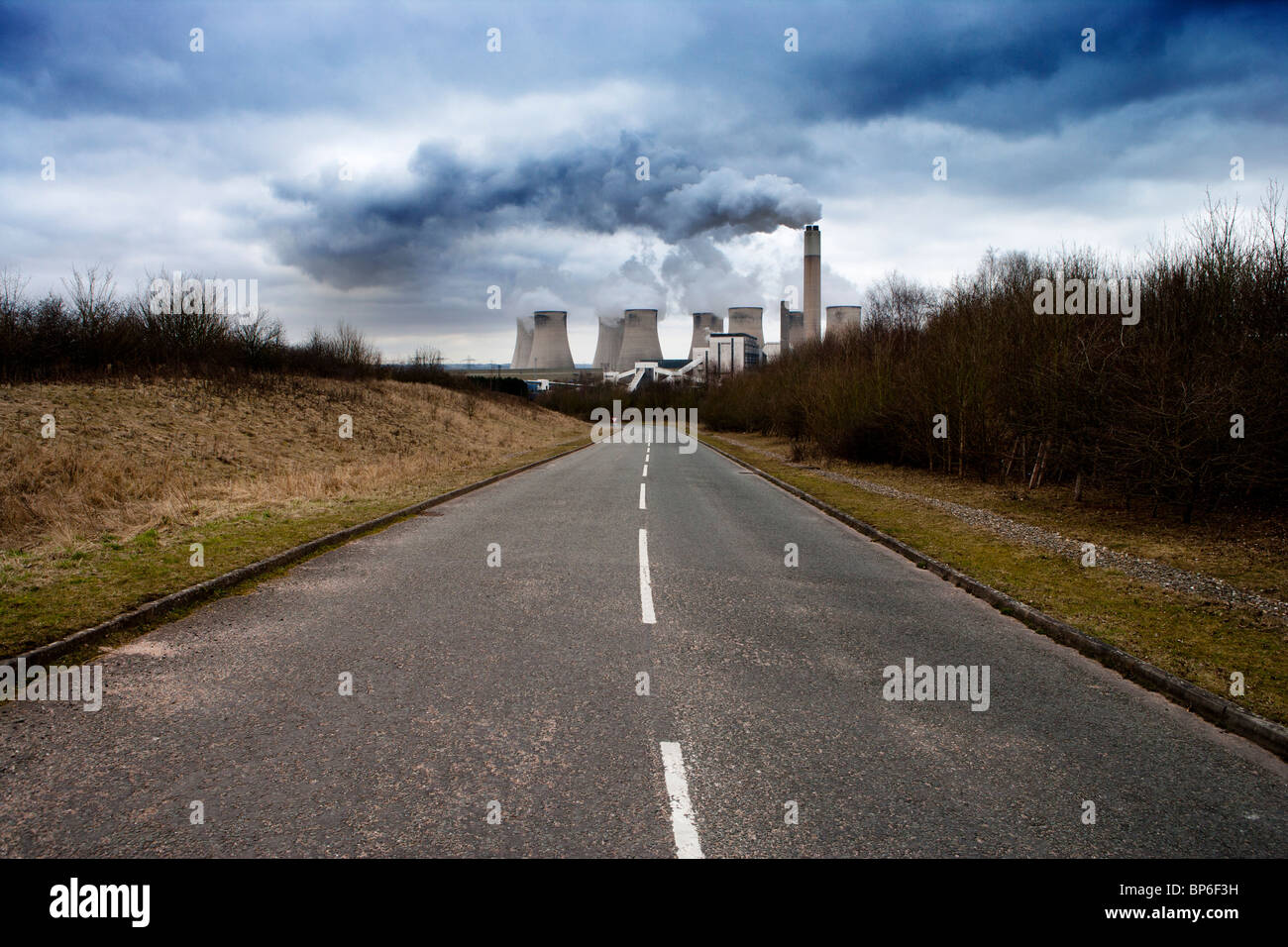 Ratcliffe on Soar power station. Leicestershire. United Kingdom. Stock Photo