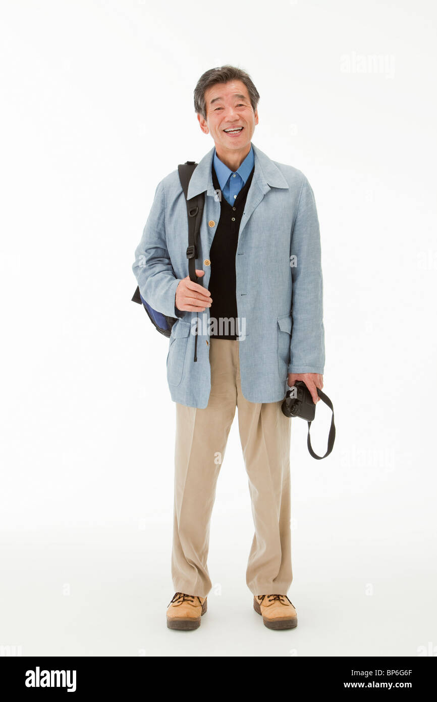 Senior man camera hi-res stock photography and images - Alamy