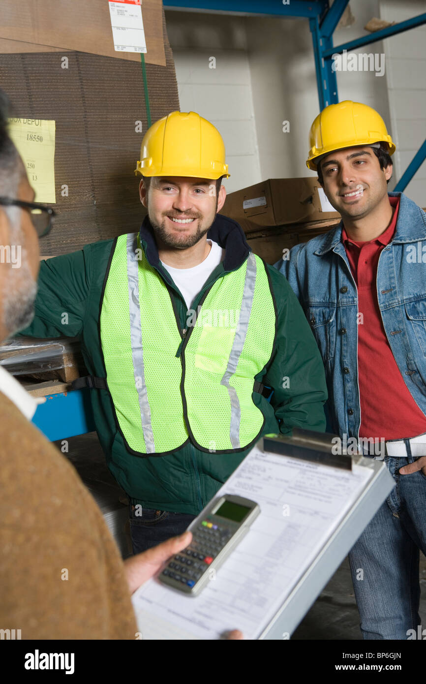Men wearing hard hats hi-res stock photography and images - Alamy