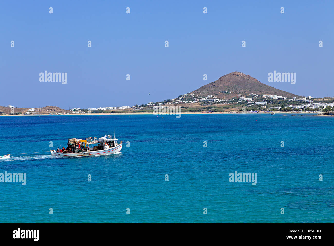 Agia Ana Bay, Island of Naxos, Cyclades, Aegean Islands, Greece Stock Photo