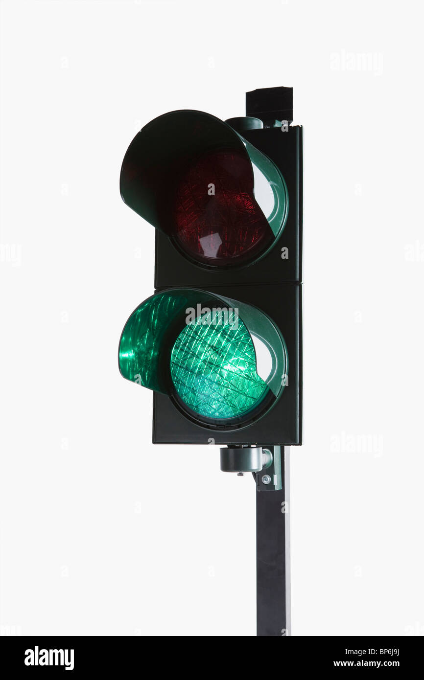 A stoplight with the green light illuminated Stock Photo Alamy
