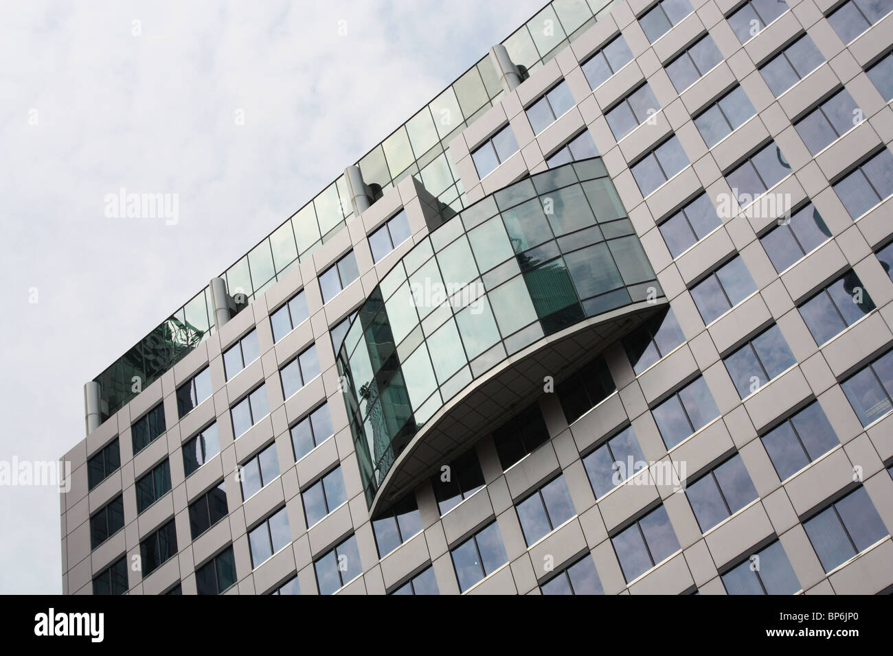 modern office building glass sky Stock Photo - Alamy