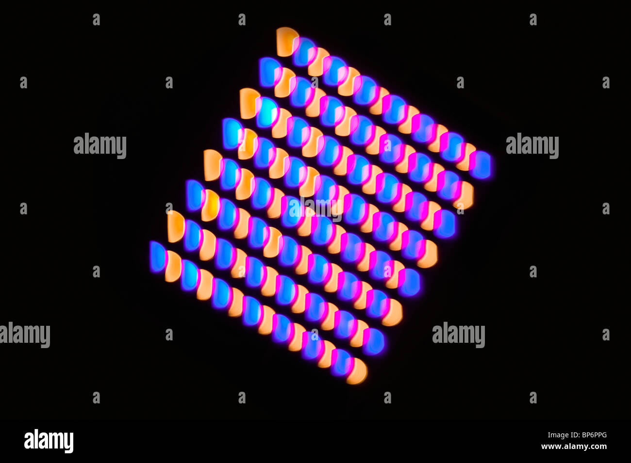 Blurred light pattern Stock Photo