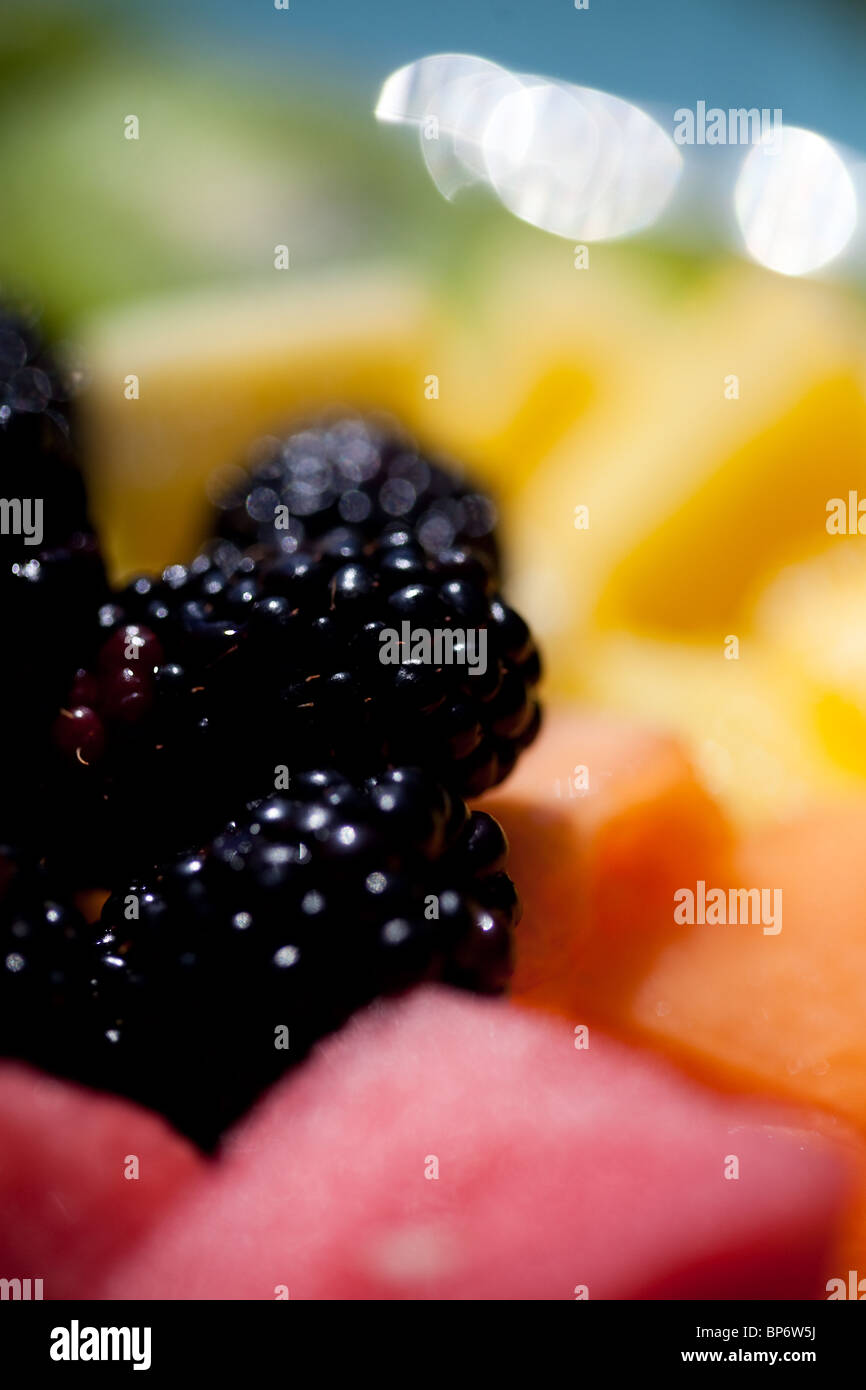 Watermelon fruit salad hi-res stock photography and images - Alamy
