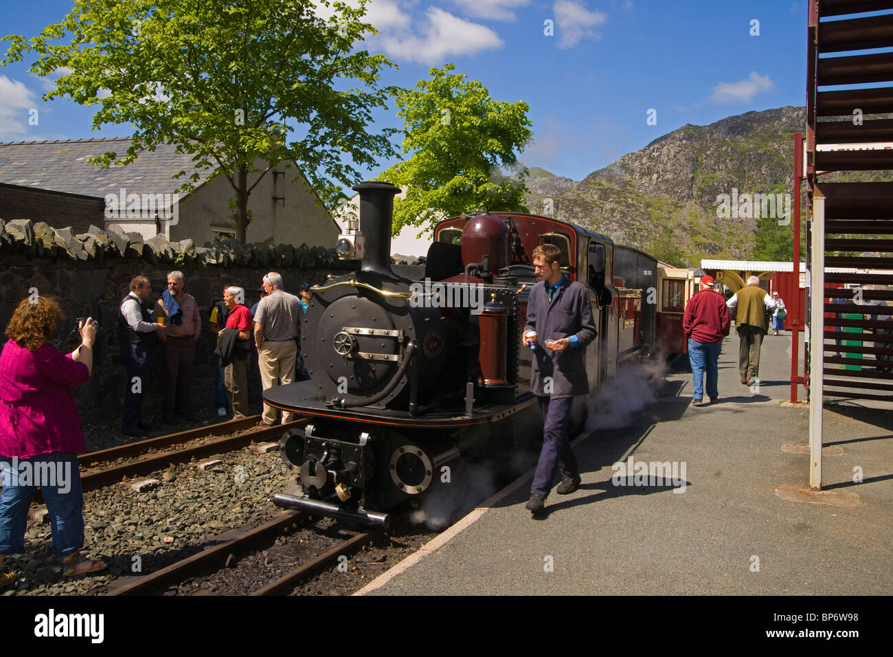 Ffestiniog railway Station, Blaenau Ffestiniog, Snowdonia, north Wales