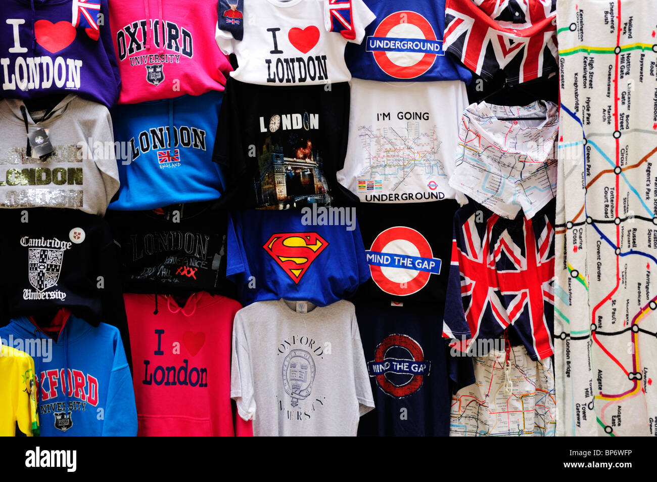 London, Oxford and Cambridge souvenirs for sale, London, England, UK ...