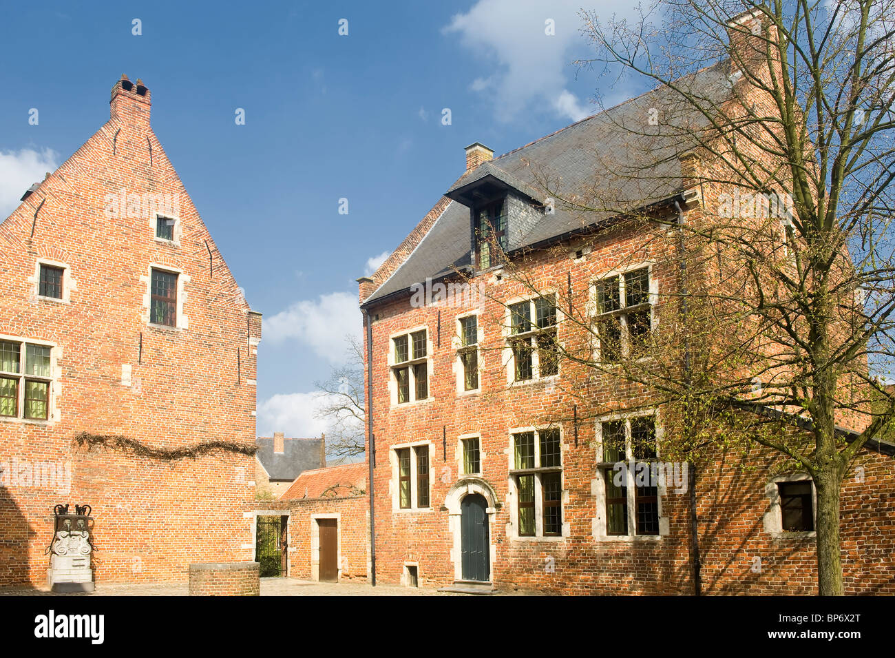 Large beguinage of Leuven, Belgium Stock Photo