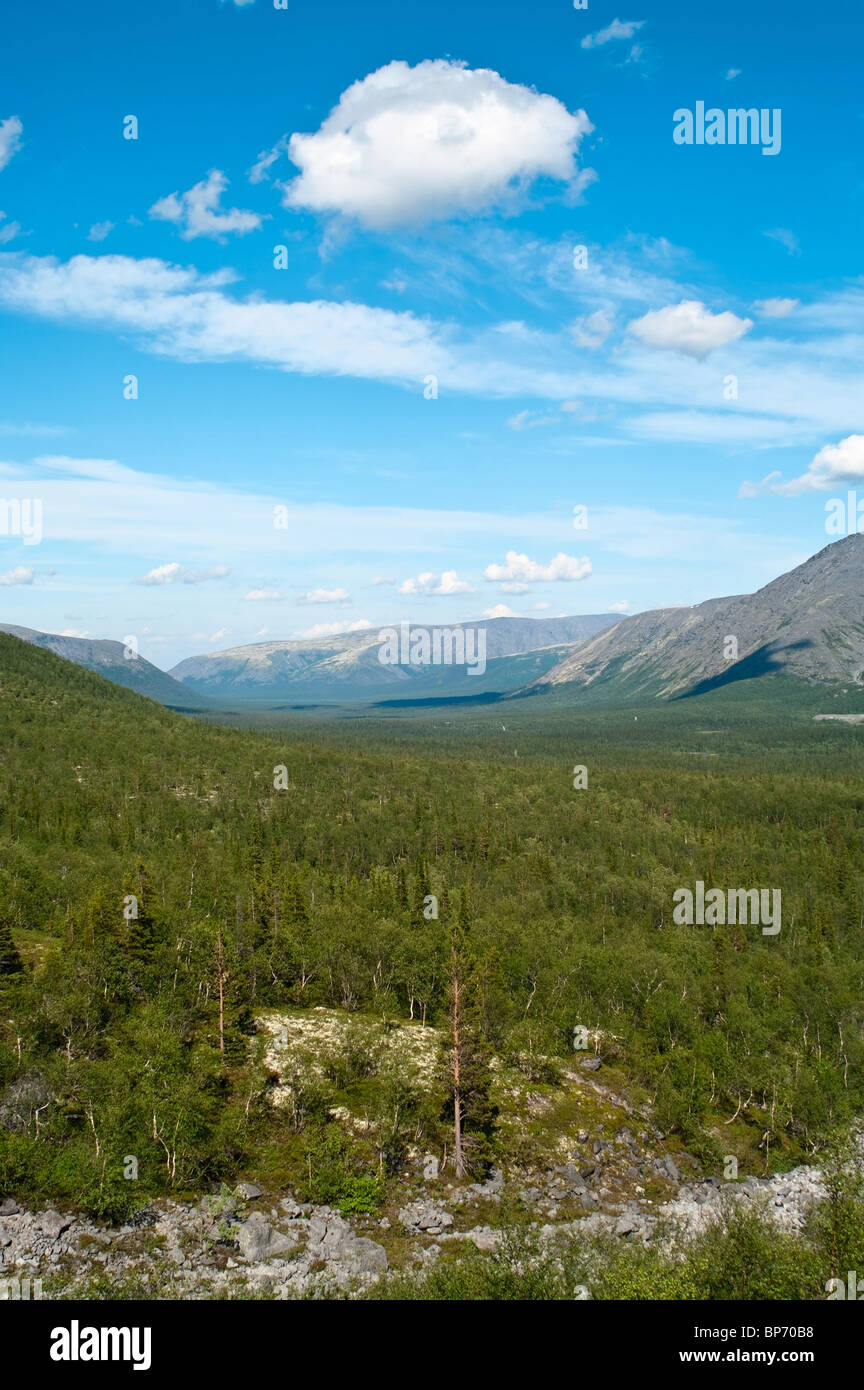 The Khibiny Massif, Khibiny Mountains or Khibins is one of the two main ...