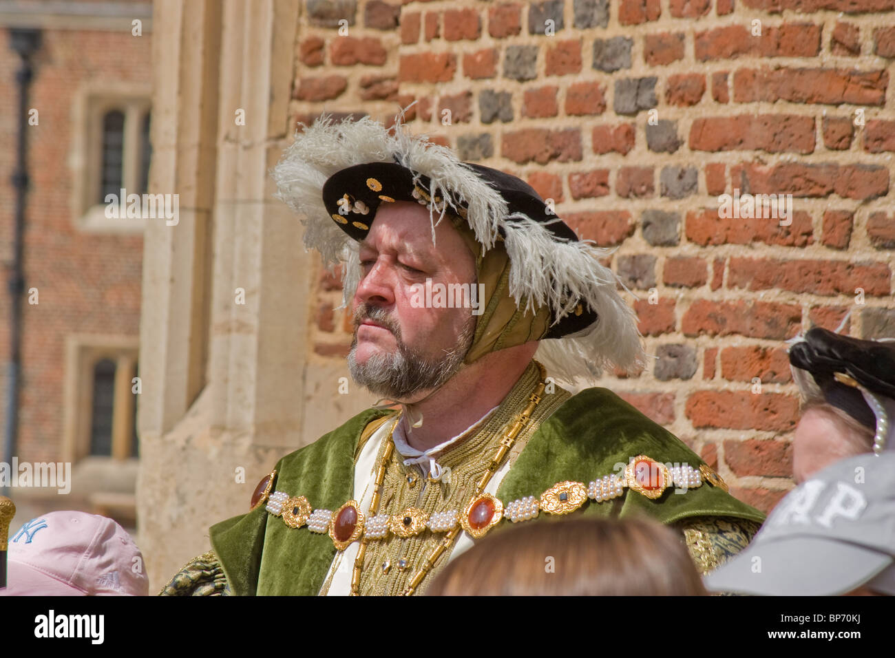 Henry VIII, look alike,Hampton court palace Stock Photo - Alamy