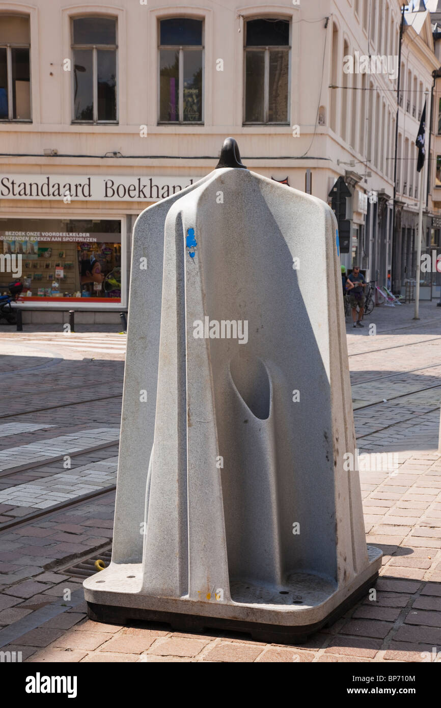 Belgium, Europe. Portable urinal toilet in a street Stock Photo - Alamy