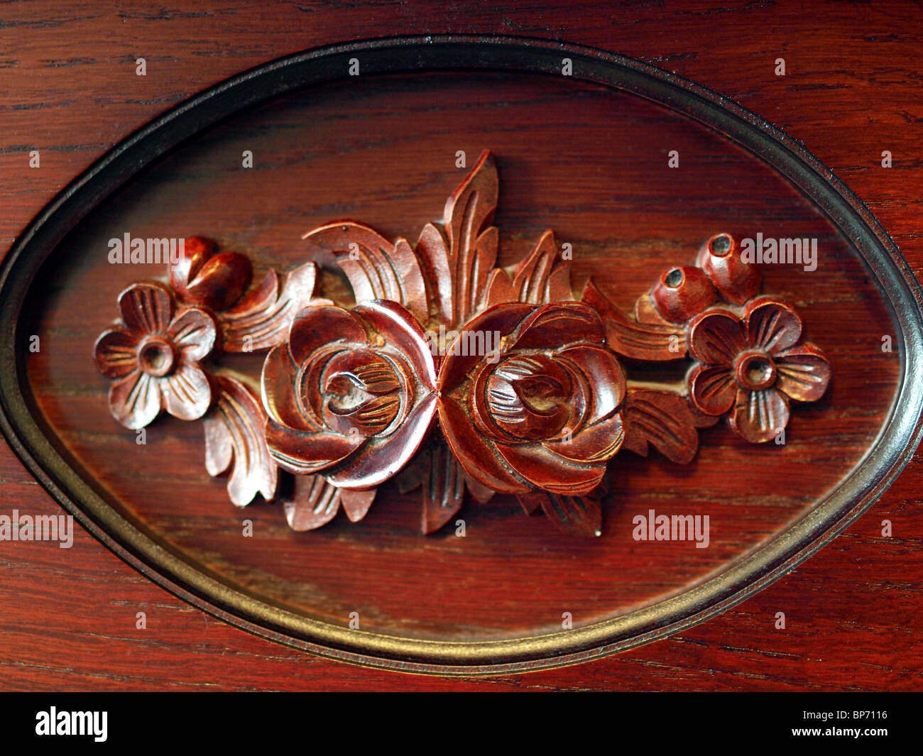 Rose Wood Carving - Flower Art