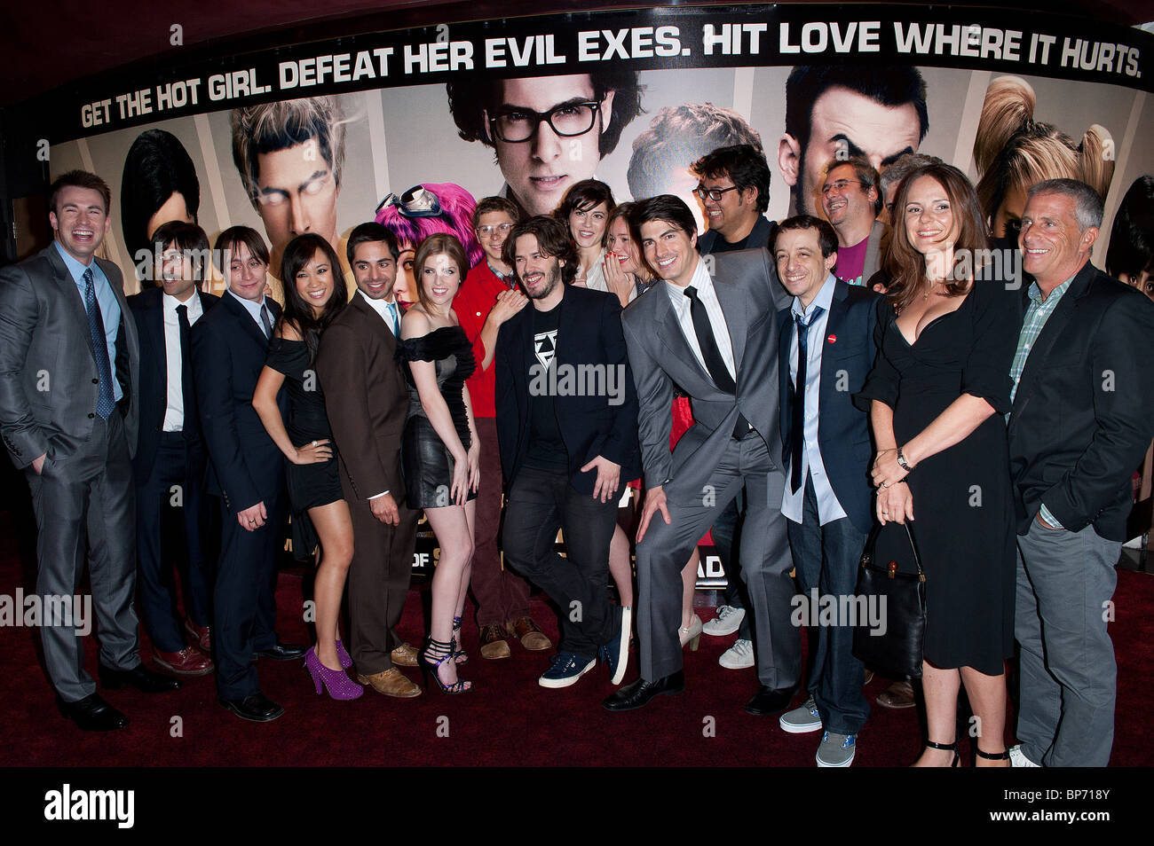 The Cast of Scott Pilgrim attends the European Premiere Scott Pilgrim
