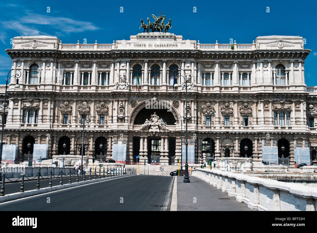 The Supreme Court of Cassation (Hall of Justice), Rome, Italy Stock Photo