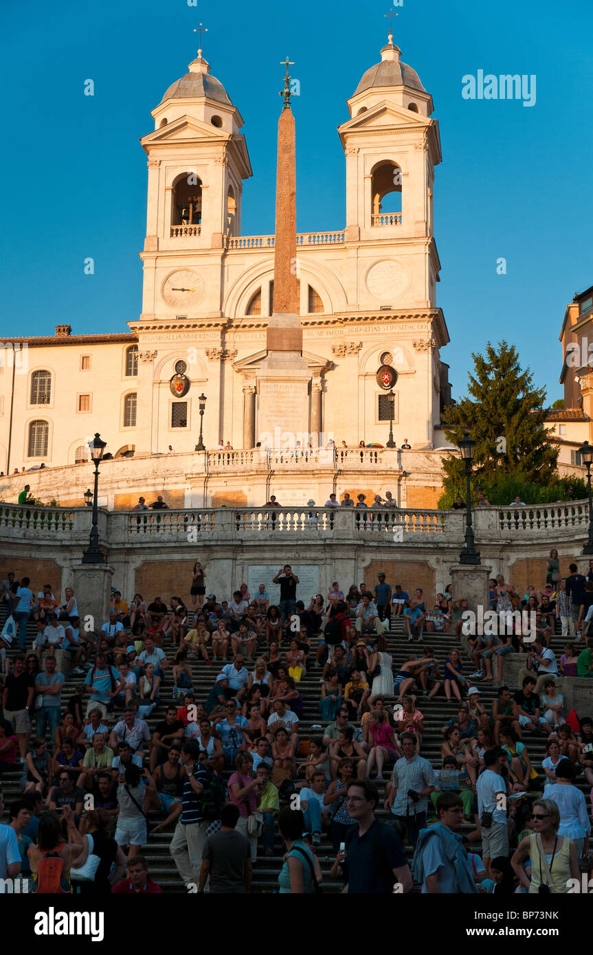 Church of santissima trinita dei monti hi-res stock photography and ...