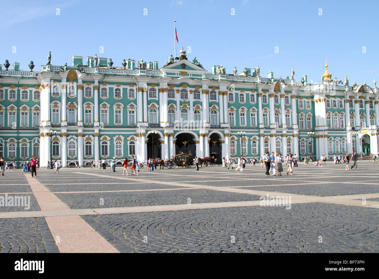 The Hermitage, aka The Winter Palace in St. Petersburg, Russia Stock Photo