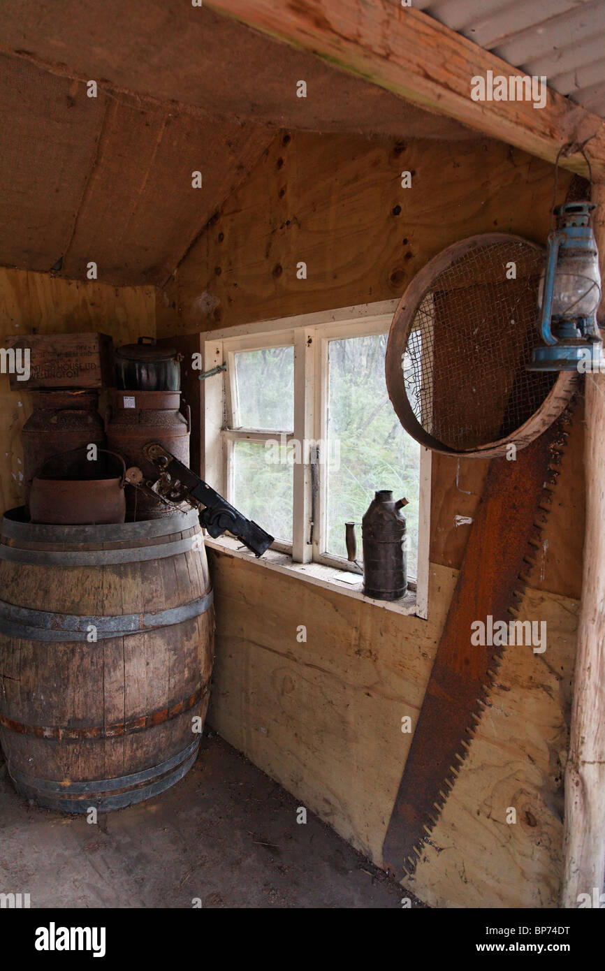 Gum Diggers huts and equipment used by gum diggers Stock Photo Alamy