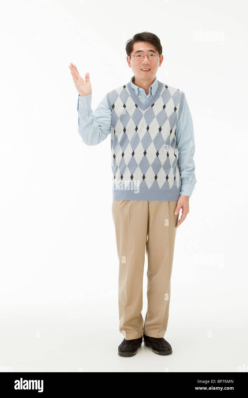 Full length portrait mature man hi-res stock photography and images - Alamy