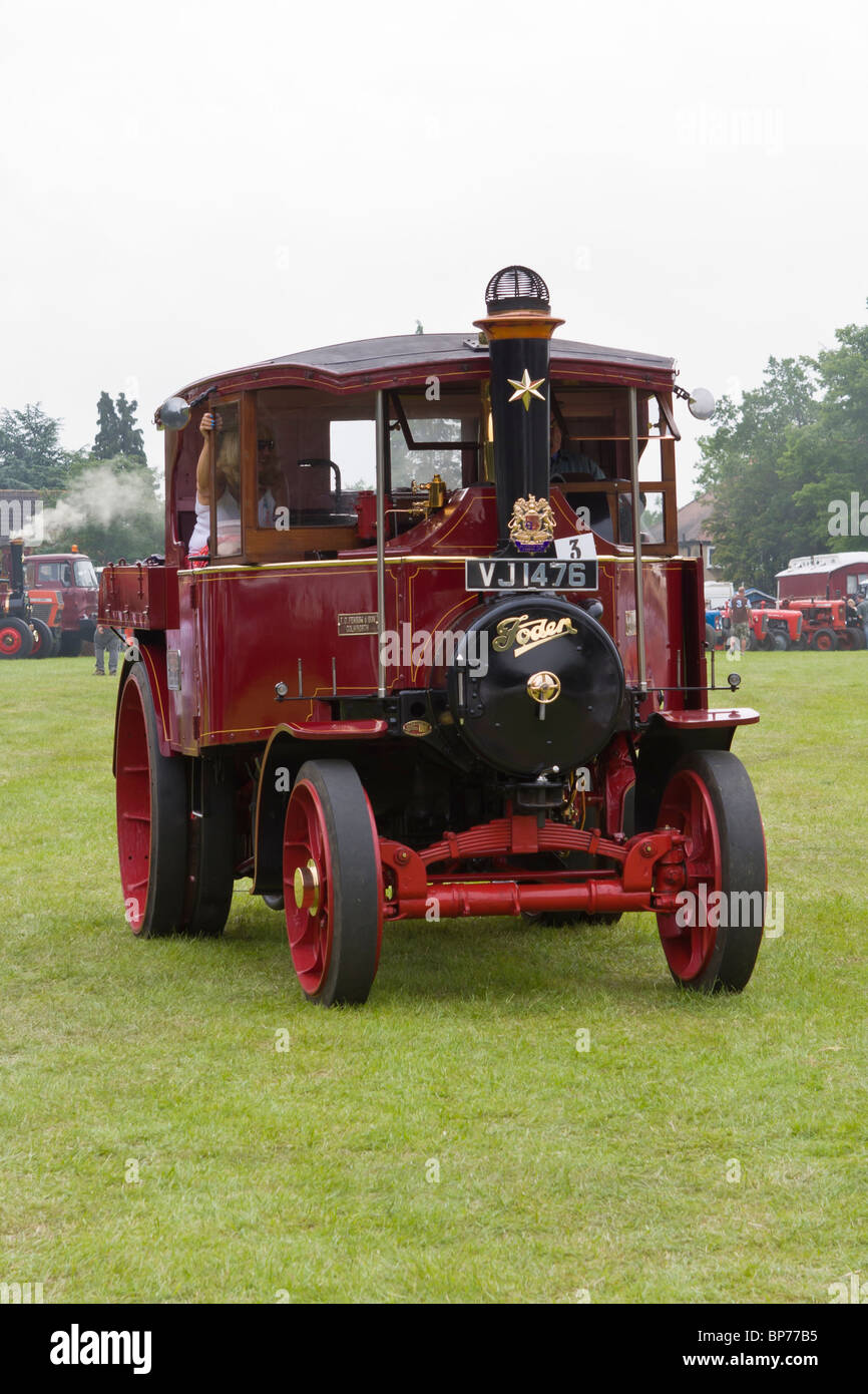 1929 Foden D Type Steam Tractor Stock Photo