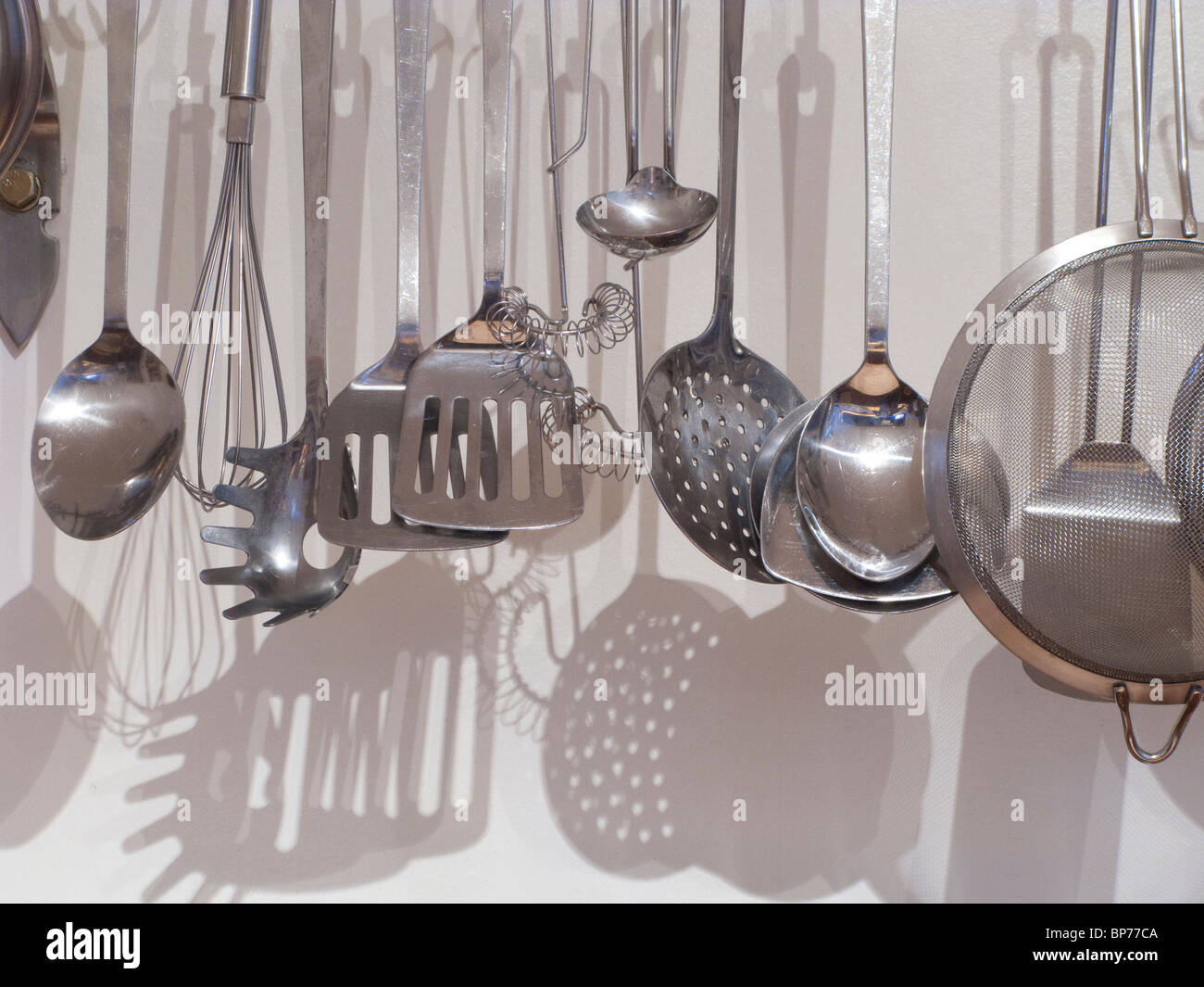 Cooking utensils , cook, cooking , kitchen, rack, chef tools , food , culinary tools , Stock Photo