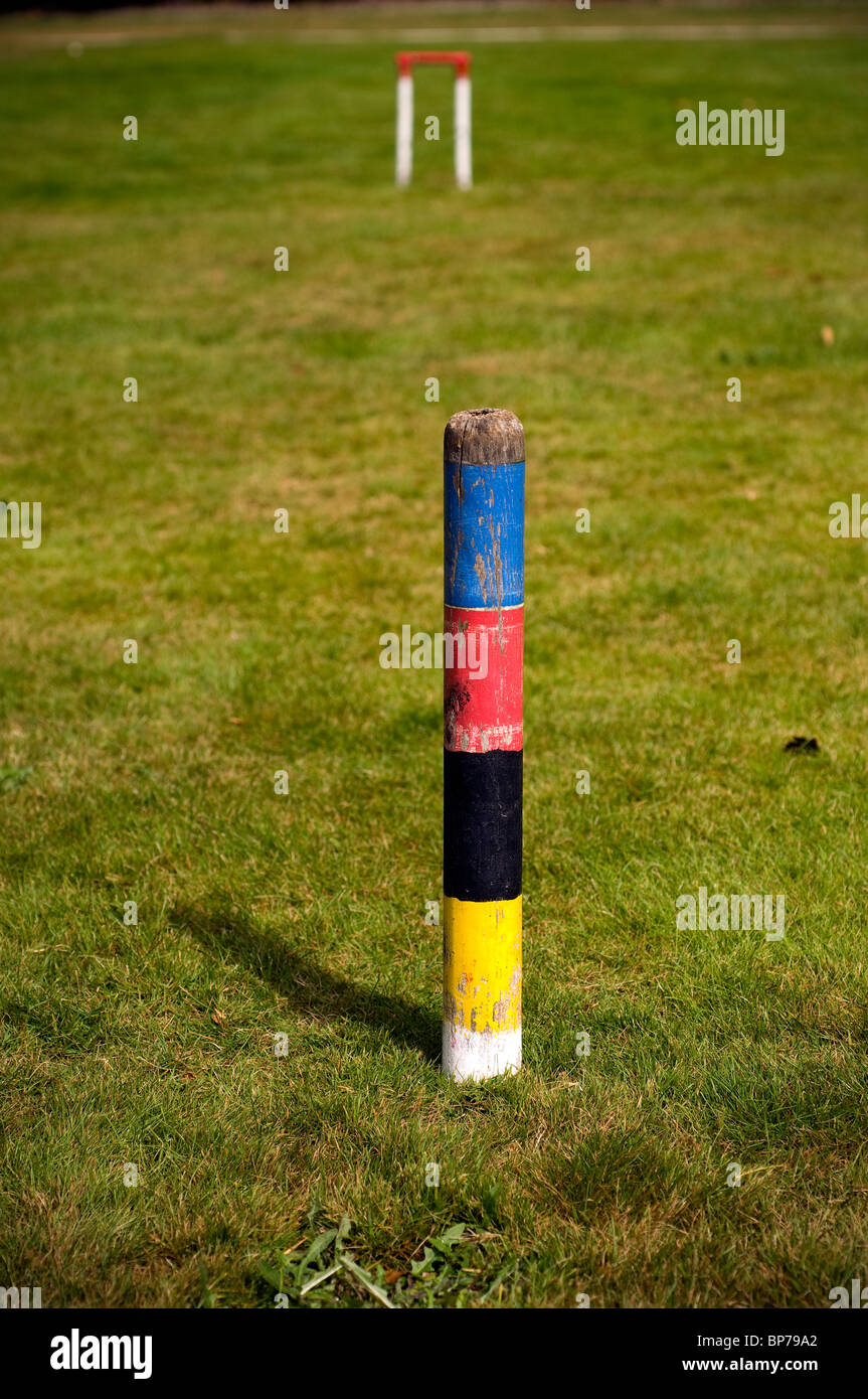 croquet, game, recreation, leisure, sport,croquet, mallet, balls, hoop,  grass, garden, game,English Stock Photo - Alamy