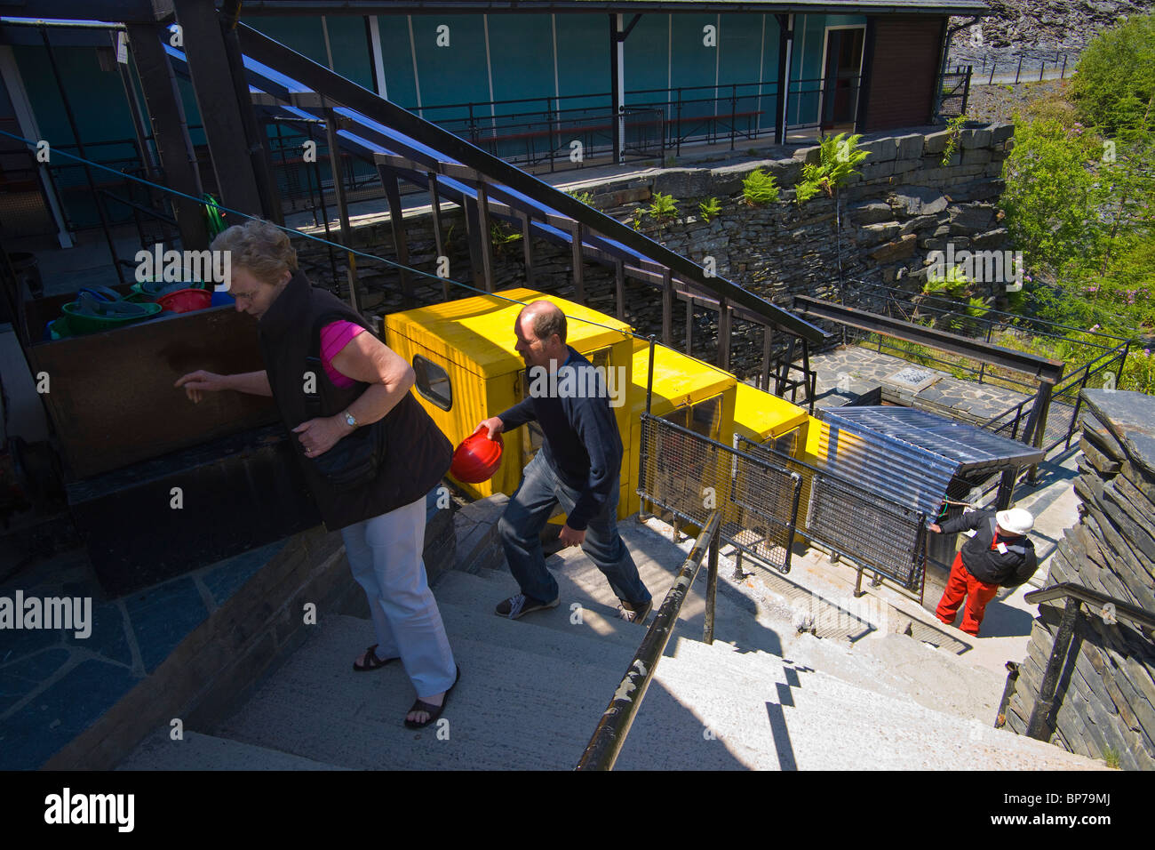 Llechwedd slate mine caverns, Blaenau, Ffestiniog, Snowdonia, north