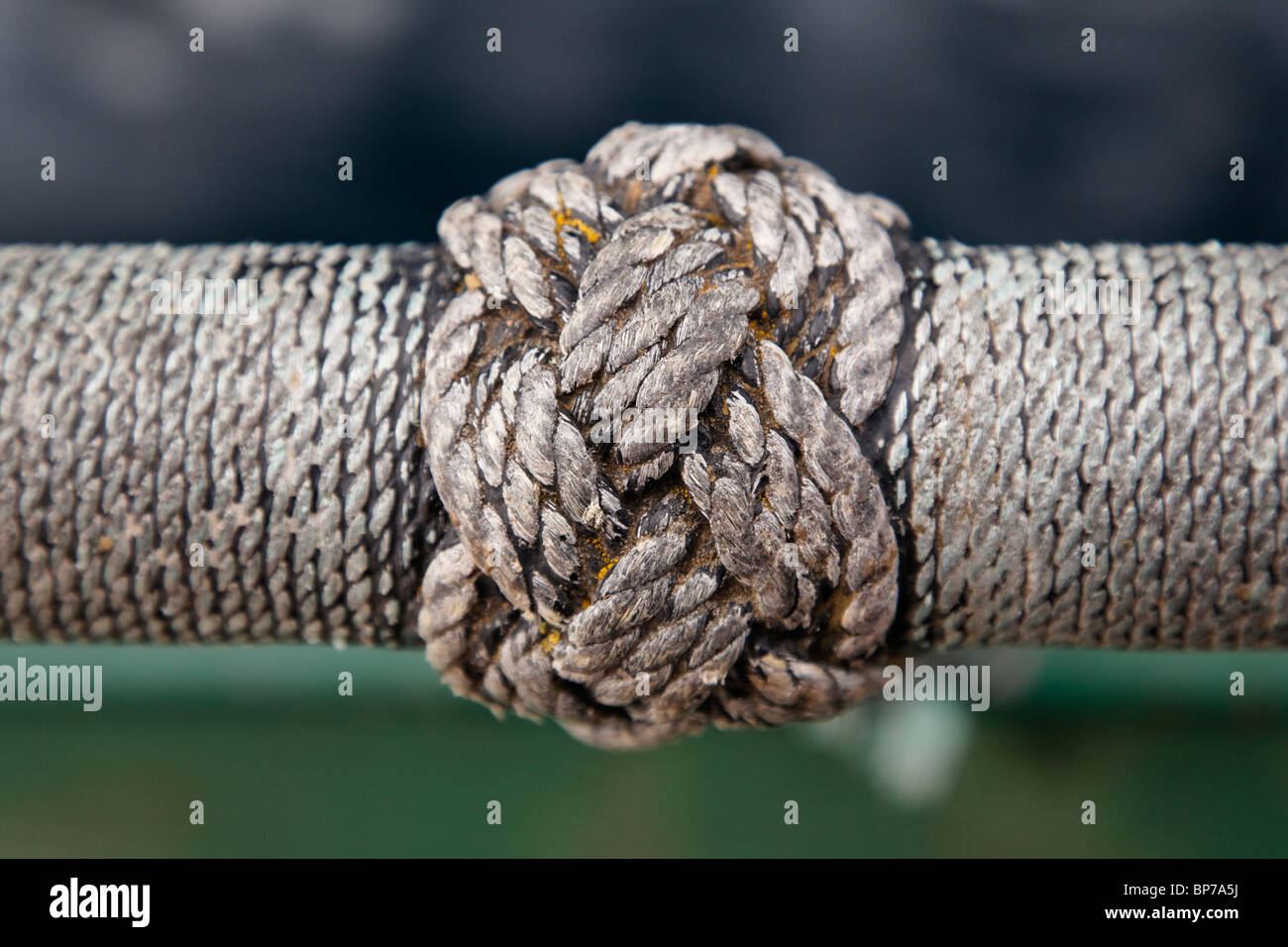 Examples of Nautical Rope Works Stock Photo