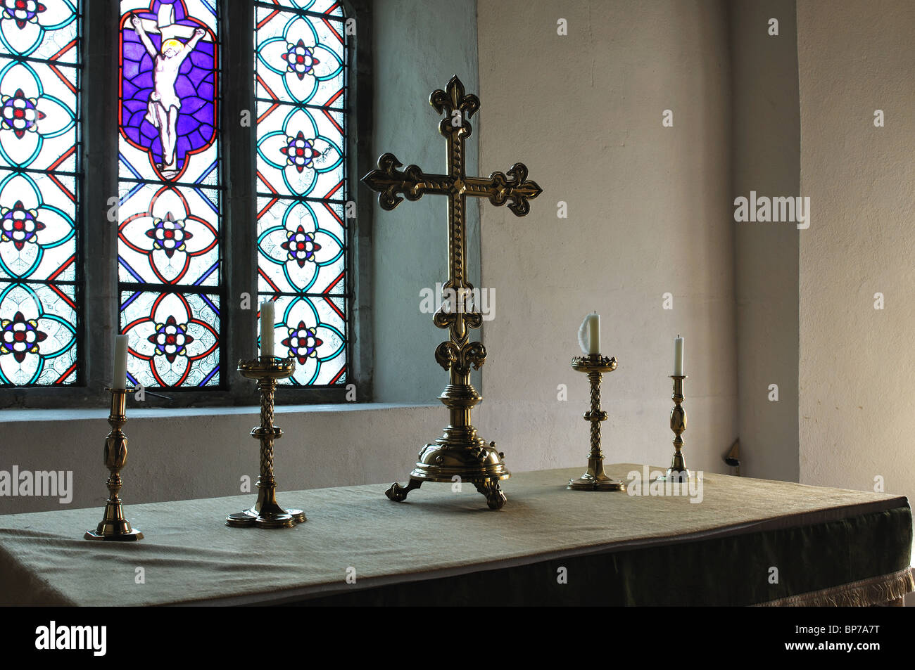 Fingest Cross Village Church Interior Stock Photos & Cross Village Church ...