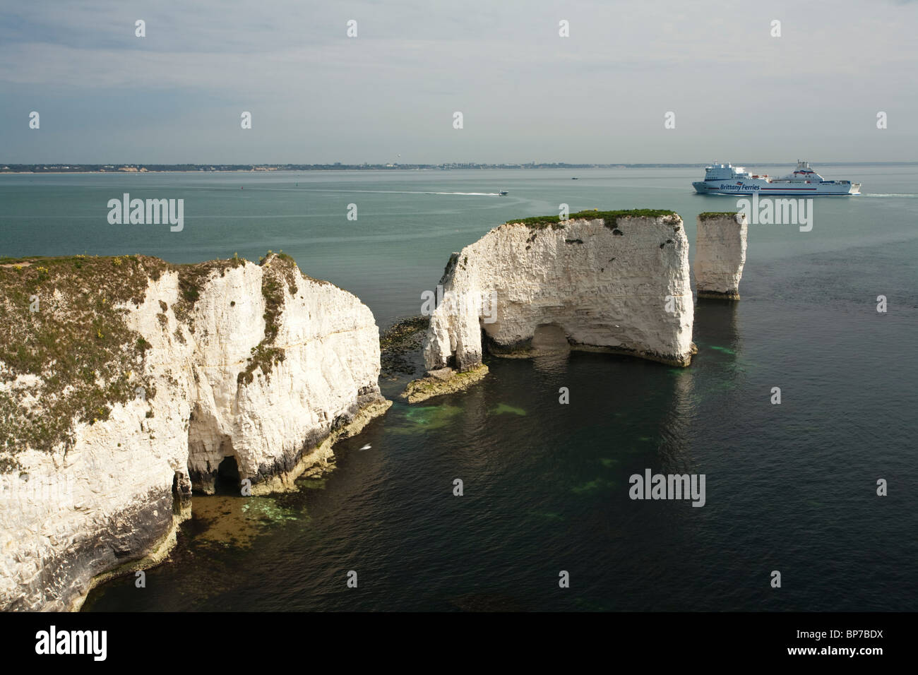 Old harry rocks from swanage hi-res stock photography and images - Alamy