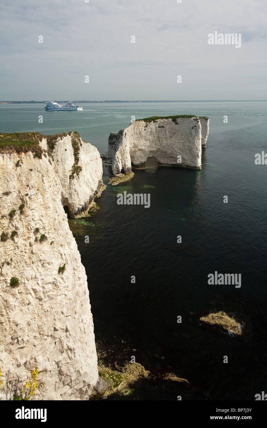 Old Harry Rocks From Swanage Stock Photos & Old Harry Rocks From ...