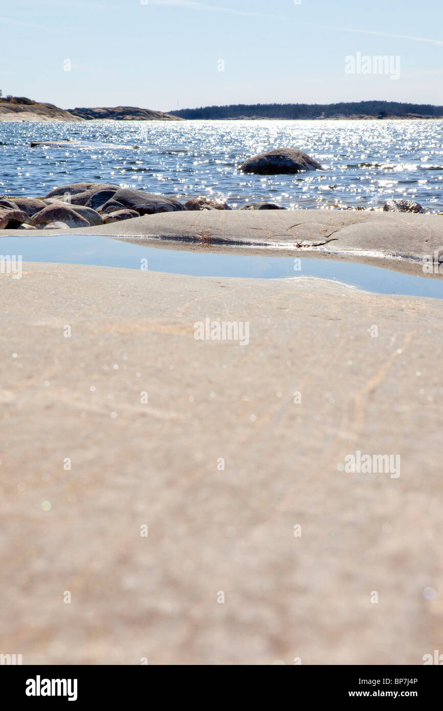 Archipelago at Porkkala, Finland Stock Photo