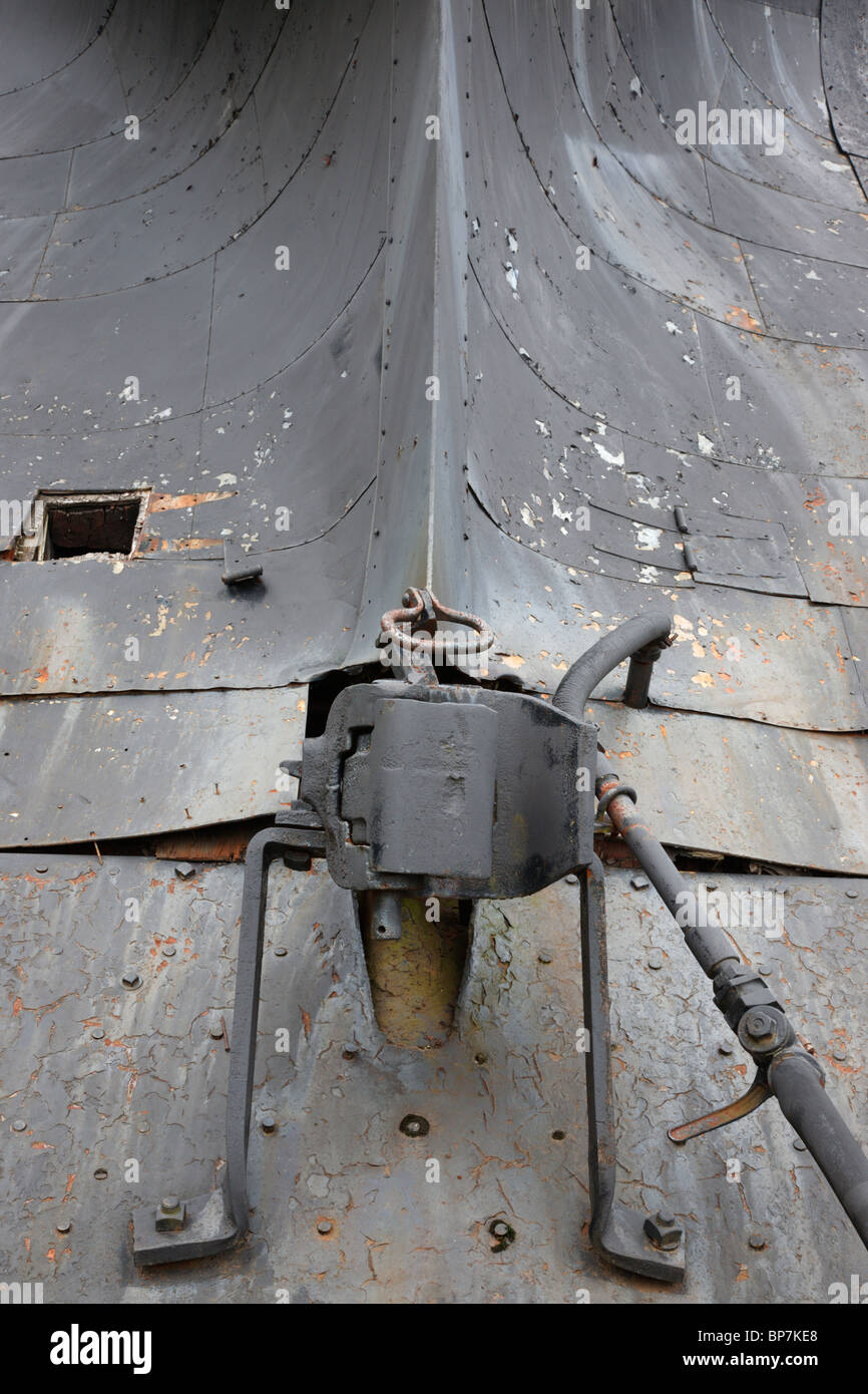 The Russell snow plow 68 at Bartlett Roundhouse in Bartlett, New