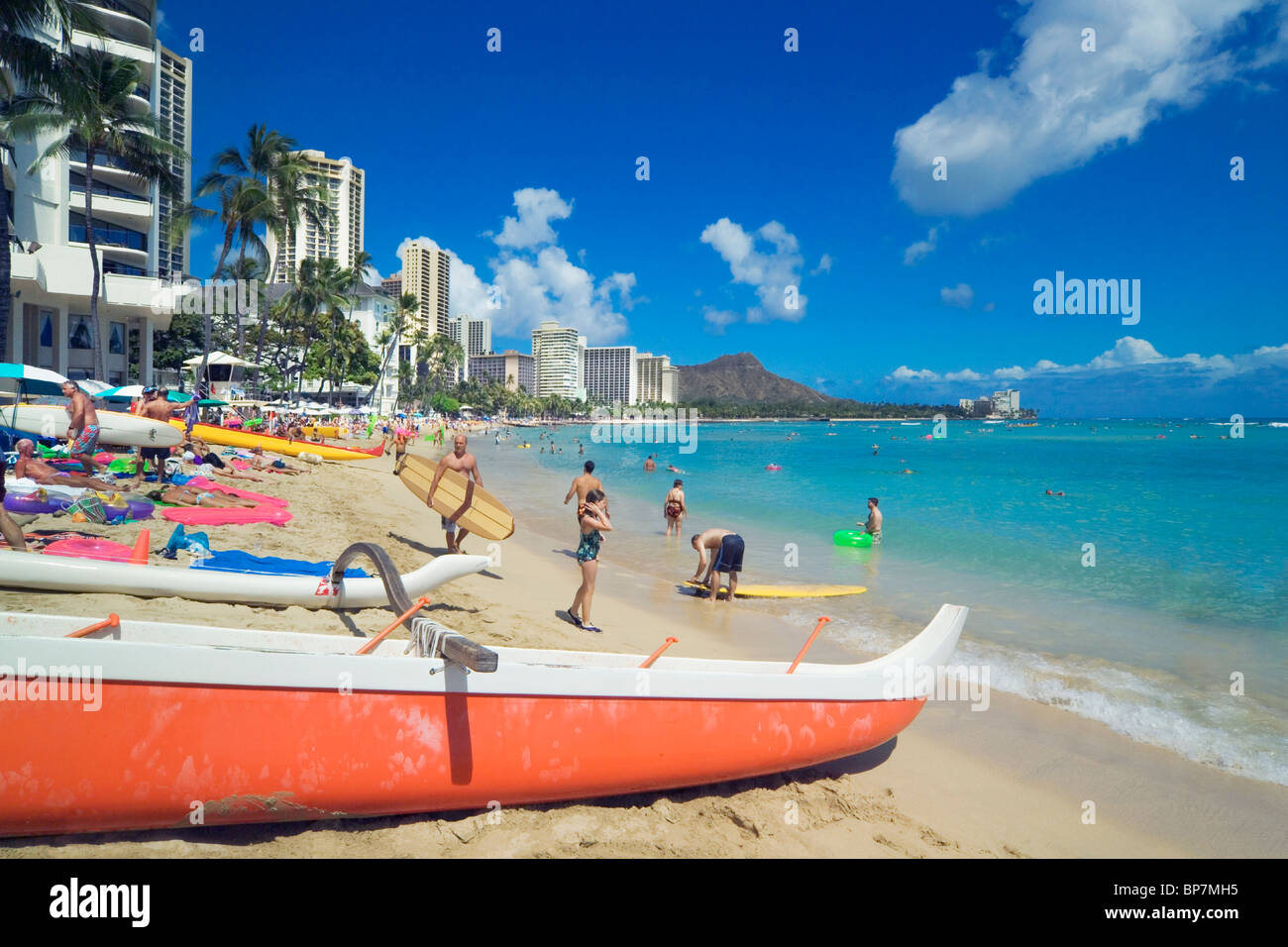 Waikiki Beach Hawaii High Resolution Stock Photography and Images - Alamy