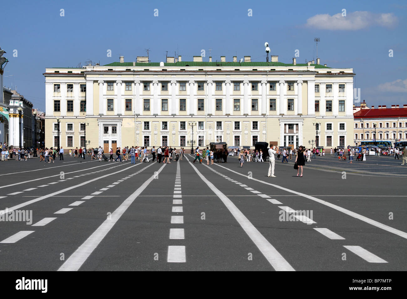 The Guards Headquarters on Palace Square in St. Petersburg, Russia Stock Photo