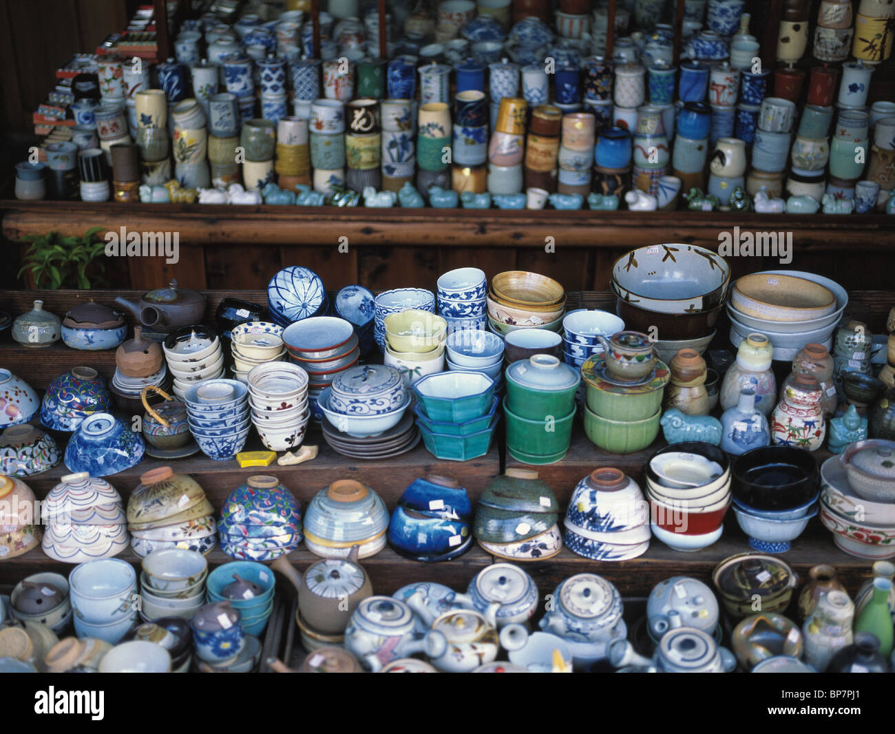The Store of Pottery, Kyoto, Japan Stock Photo Alamy