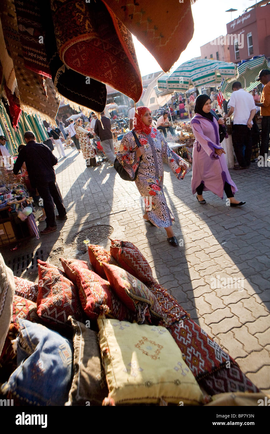 Marrakech street scene, Morocco Stock Photo